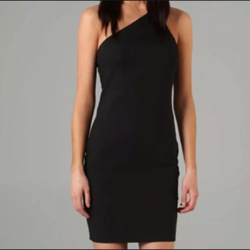 T by Alexander Wang one shoulder little black dress